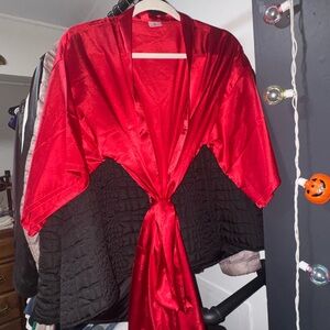 Silk Red Robe